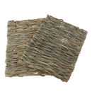 2x Rabbit Bunny Chew Toys Woven Bed Mat for Guinea Pig Chinchilla Squirrel