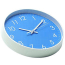Wall Clock Battery Operated Indoor Non-Ticking Silent Quartz Quiet Sweep Mo