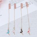 Flamingo Metal Bookmark Cute Animals Bookmarks For Books School Supplies.ES