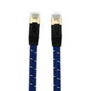 50cm Braided CAT-7 10 Gigabit Ethernet Cable Modem Router Patch RJ45 LAN Ne J3R9
