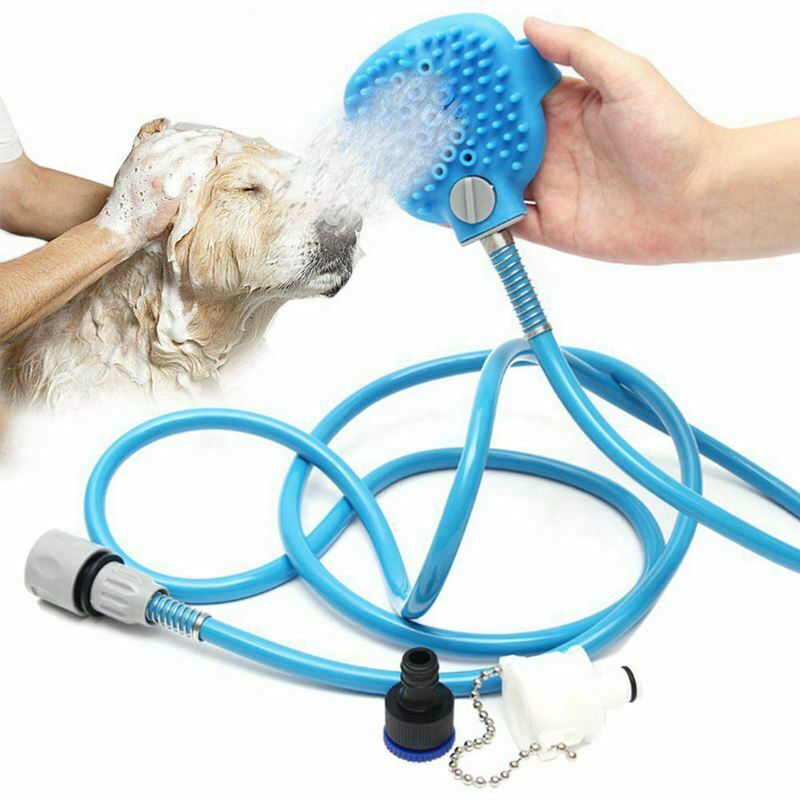 Pet Bathing Tool Comfortable Massager Shower Tool Cleaning Washing Bath Spr Y4S2