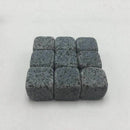 9 Pieces Stones Whiskey High Quality Cooler Cubes Roches Granite - Green, 2 O3R9