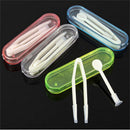 Hot Contact Lens Inserter Remover Soft Tip Tweezer  Stick Tool Case Set New 20:~
