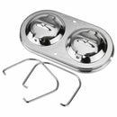 Chrome Brake Master Cylinder Cover Dual Bail Brakes For Chevy Sbc Bbc 350 4 Q5F9