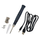 Mini Portable Soldering Iron Pen Kit LED Indicator 5V 8W USB Powered Welding