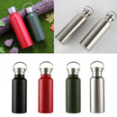 17oz Stainless Steel Vacuum Flask Water Cup Outdoor/Running/Camping Black
