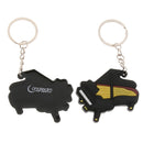 2 Pcs Guitar Keychain Key Chain Piano Key Chain Purse Bag Pendant D