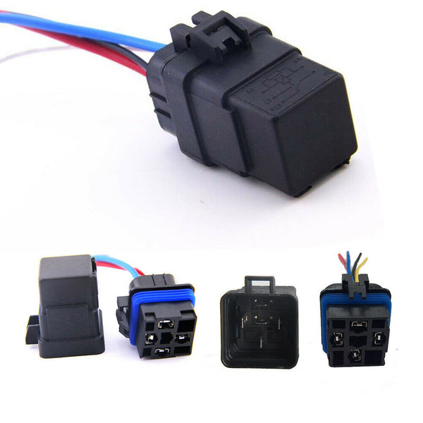 Professional Safe Electronic Waterproof Integrated 4Pin 12V 40A Automobile Relay