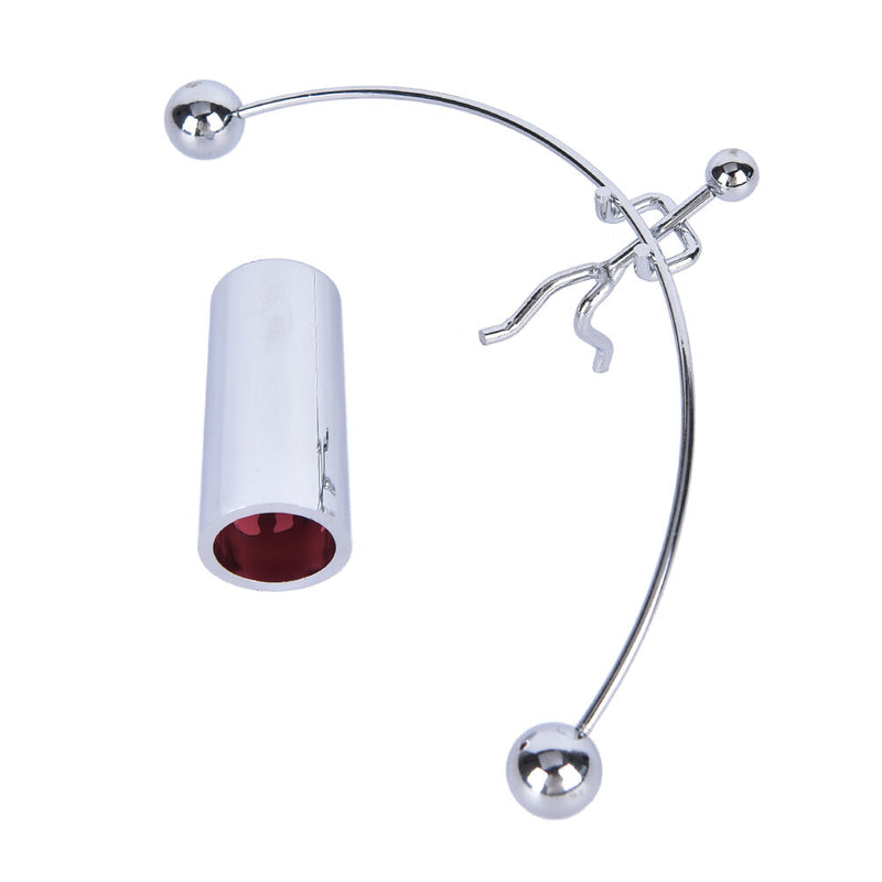 Hot   Weightlifter Gadget Perpetual Motion Desk Art Gift Office Decor ME