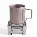 Portable Alcohol Stove Heater Stainless Steel Camping Spirit Burner Cooker