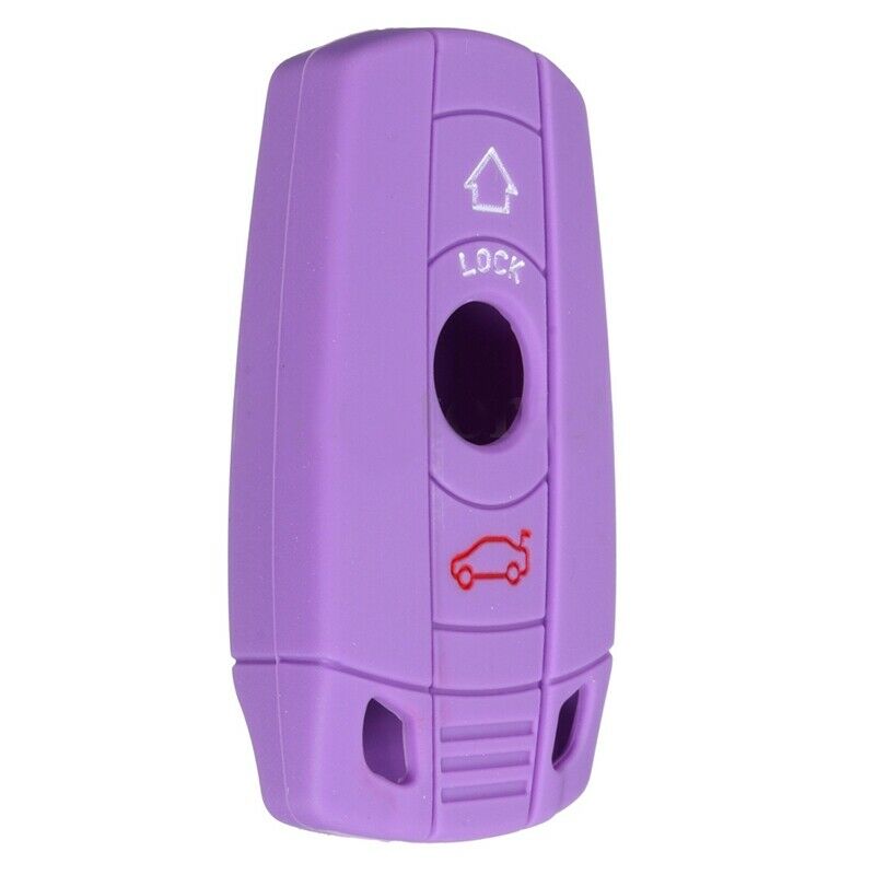 Silicone 2 Button Smart Remote Key Case Fob Cover For BMW X1 X5 1 3 5 7 Ser B6B7