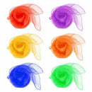 12 x Small Dance Scarves Multi-Color Scarves Hem Juggling Scarves Dance Col