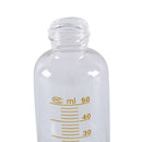 50ml Clear Glass Seal Bottle Reagent Sample Vials Lab Supplies