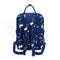 Cute Pony Print Backpack Women Casual Rucksack Girl Schoolbag (Dark Blue)