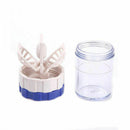 New Plastic Minin Manually Contact Lens Cleaner Washer Case F7S1 Lenses Cle D1Z1