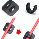 4pcs Aluminum Alloy Wire Holder Stick On Housing/Hose Cables Guide With C-C
