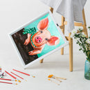 5D DIY Full Round Drill Diamond Painting Animal Rhinestone Picture (B2492)