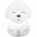 1X(Colorful Dog Led Night Light Animal Light Usb Rechargeable Silicone Soft