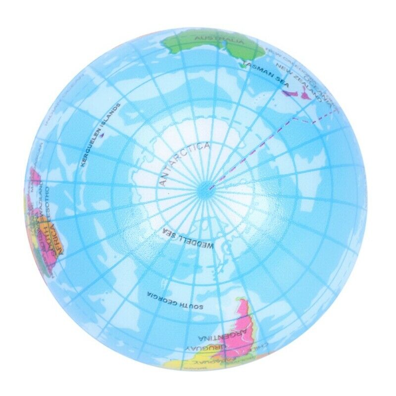 Mini earth globe ball Foam anti-stress ball G1V7