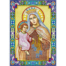 5D DIY Special Shaped Diamond Painting Religious Cross Stitch Kit Decor