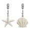 Rust Resistant Double Hooks Glide Shower Ring Hangs For Both Shower Curtain X5Y5