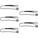5 Pack Lens Cap Leash Lens Cap Keeper Holder Prevent Lens Cap Lost Compatib