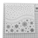 Snowflake Plastic Embossing Template DIY Scrapbooking Paper Cutting Dies