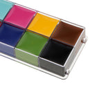 Halloween 12Color Natural Make Up Face Body Paint Palette Fun Fancy Painting