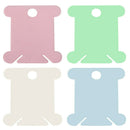 100pcs Plastic Embroidery Floss&Craft Thread Bobbins for Storage Holder