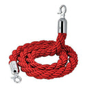 Quality 1.5m long Twisted Queue Barrier Rope Red for Posts Stands E5C7