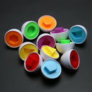 Pairings Smart Egg Capsule Study Color Children Blocks 6x Educational Toys