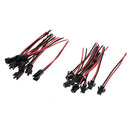 10Pairs 2PIN Male and Female Connector Wire Cable For 3528 5050 LED Strip Lights