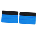 2x Vehicle Car Vinyl Film Wrapping Squeegee Felt Edge Stickers Scraper