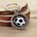 Sports Rotating Football Soccer Keychain Keyring Chain Ring Key AU K9P4.