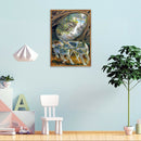 5D DIY Full Drill Diamond Painting Wolf Human Face Cross Stitch Embroidery