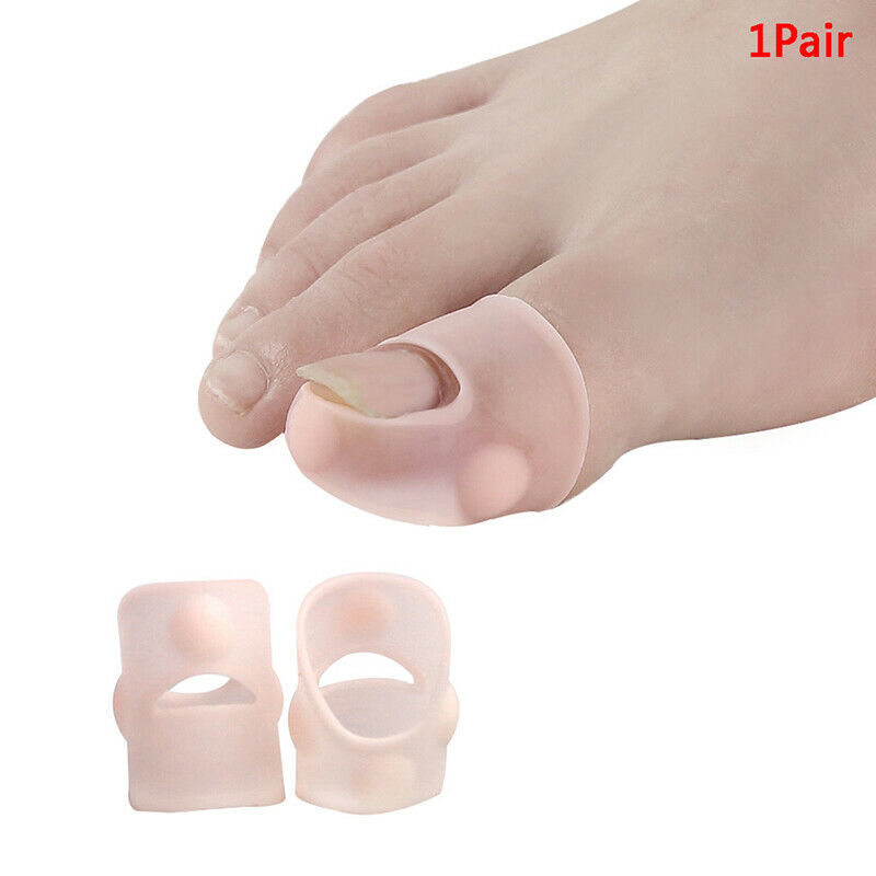 1Pair Bunion Toe Separator Foot Care Tool Silone Fabric Hallux Valgus-Correct Ew