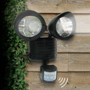 22 Led Dual Security Detector Solar Spot Light Motion Sensor Outdoor Floodl U4W8