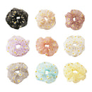 9 Pack Hair Scrunchies Elastic Hair Ties Bands Bun Maker Bobbles Ponytail Holder