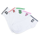 Women Paragraph letter Comfo rtable Cotton Sock Slippers Short Ankle Socks OZ