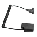 DC5.5x2.1mm DMW-DCC12 Dummy Battery+D-TAP Adapter Spring Wire for Panasonic