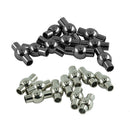 20pcs Leather Cord End Cap Kumihimo Magnetic Clasp DIY Jewelry Making Crafts