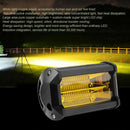 72W 6500K 24LED Truck Spotlight Lamp Yellow Lens Work Light Bar 5in 12V  DQD