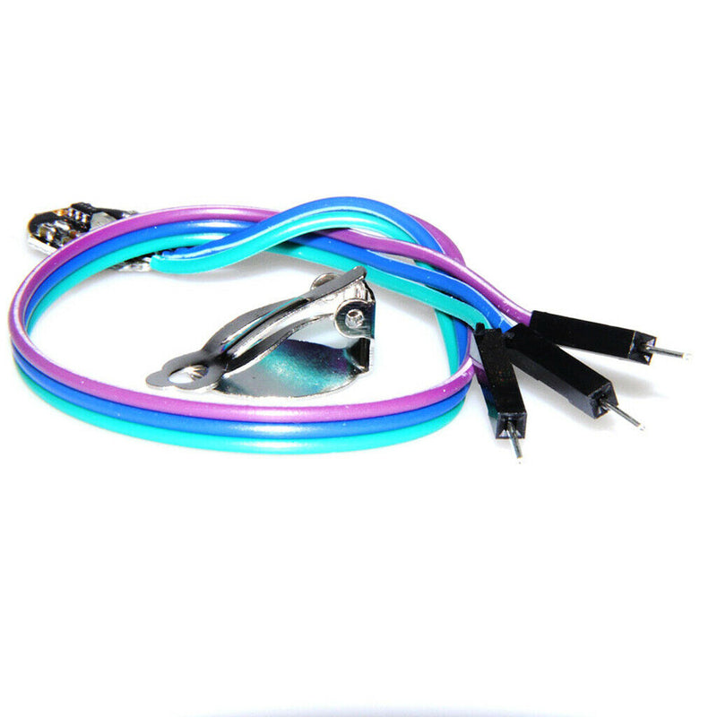 Heart Rate Pulse Sensor Pulsesensor Detector Module w/ Ear Clip for