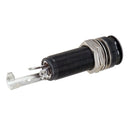 Brass Threaded Cylinder Output Jack Barrel fit for Electric Guitar Black