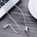 Anti-Radiation Headphones Air Tube Mono Stereo Headset Monaural 3.5mm Headp