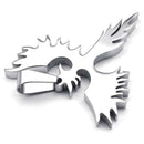 Jewelry Men's Pendant Necklace - Chain - Phoenix Firebird - Tribal - Stainl Q2S2