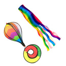 2 Pieces Rainbow & Hot Air Balloon Windsock Flag For Home Decorating, Outdoor