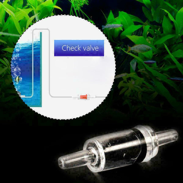 1Pc Aquarium One Way Check Valve Non-Return Fish Tank B4O8 Pump System Air Z3Y1