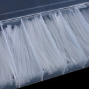 150Pcs Clear 100mm 2:1 Heat Shrink Tubing Polyolefin Transparent Tube SleevingME