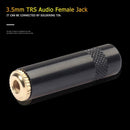 3.5mm TRS Audio Female Jack Solder Connector 3 Pole Stereo Headphone Plug K1B
